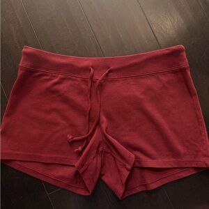 Brandy Melville Burgundy Lounge Shorts